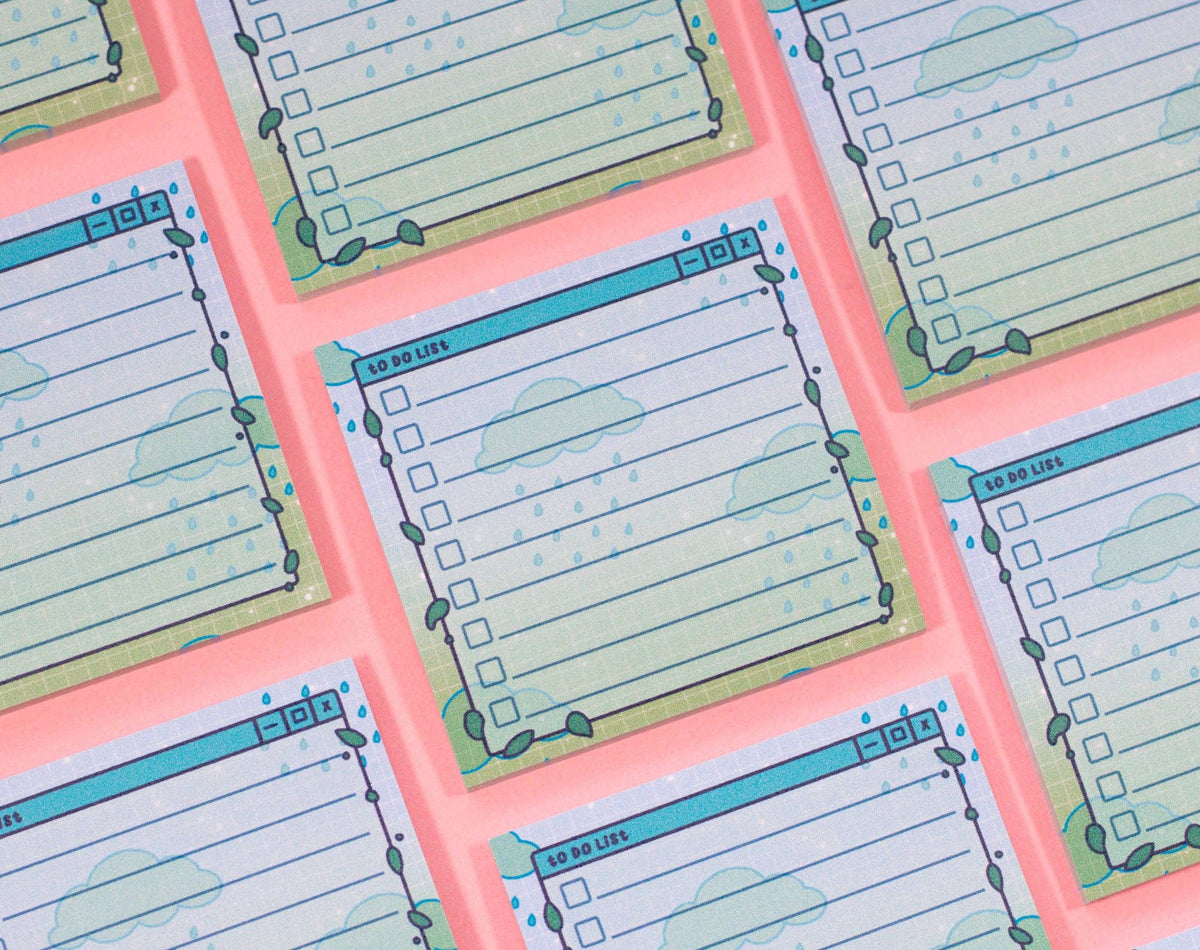 Rainy Day Sticky Notes