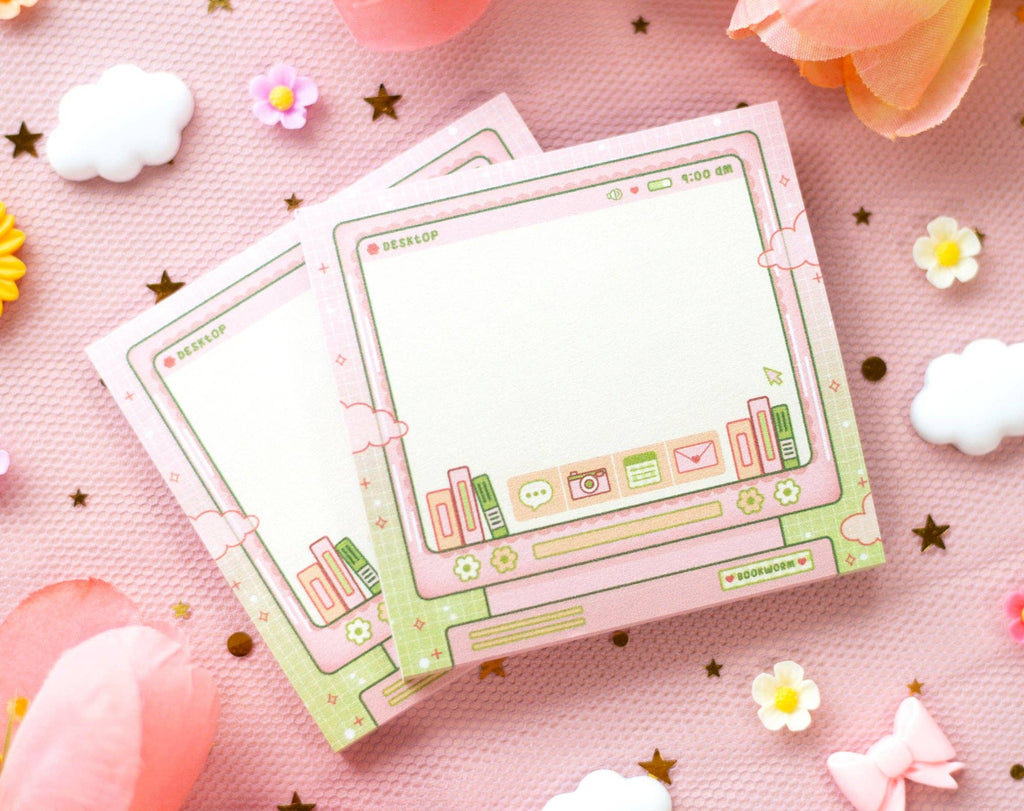 Bookworm Sticky Notes